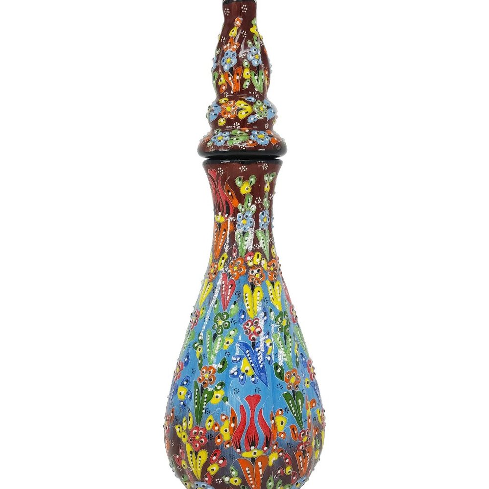 Turkish Handmade Ceramic Long Vase